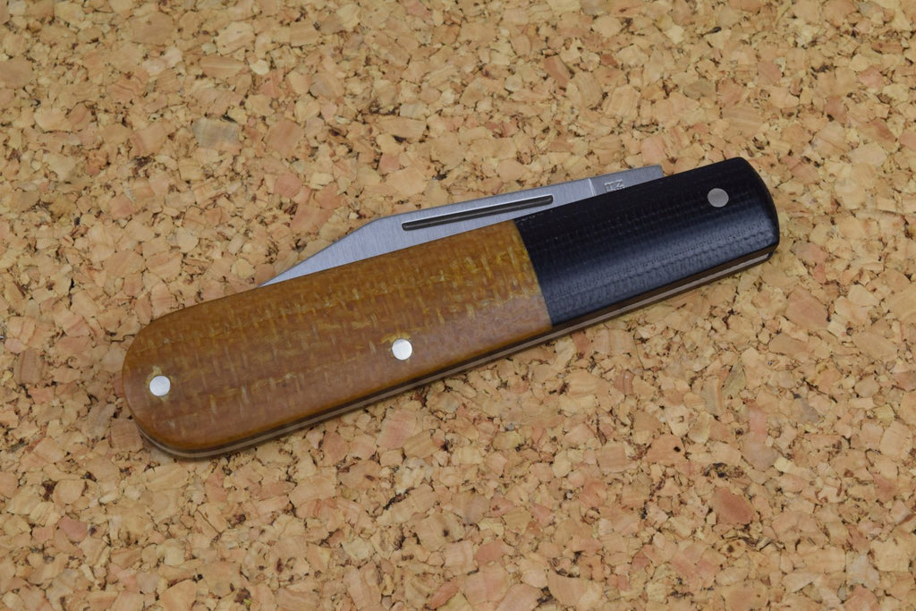 Boker Barlow Integral Burlap Micarta Brown