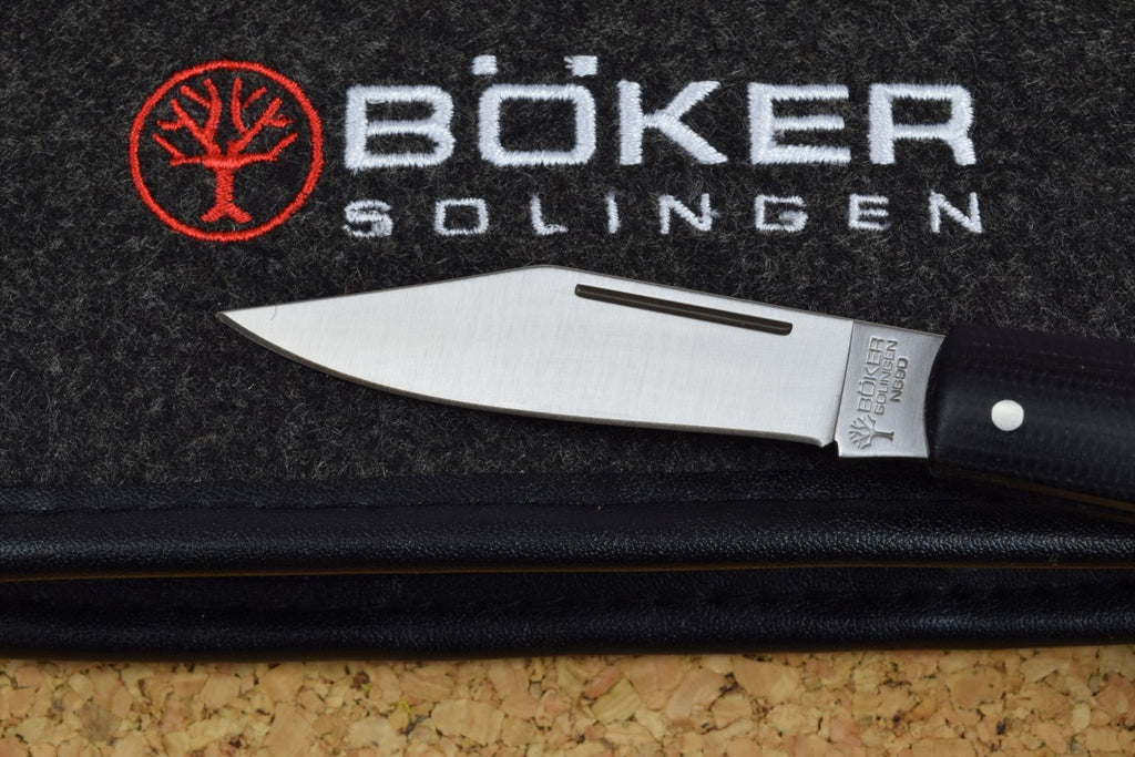 Boker Barlow Integral Burlap Micarta Brown