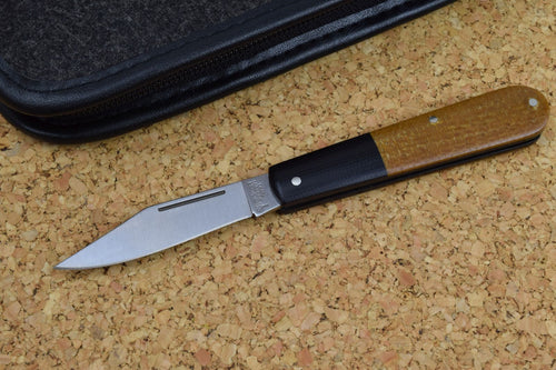 Boker Barlow Integral Burlap Micarta Brown