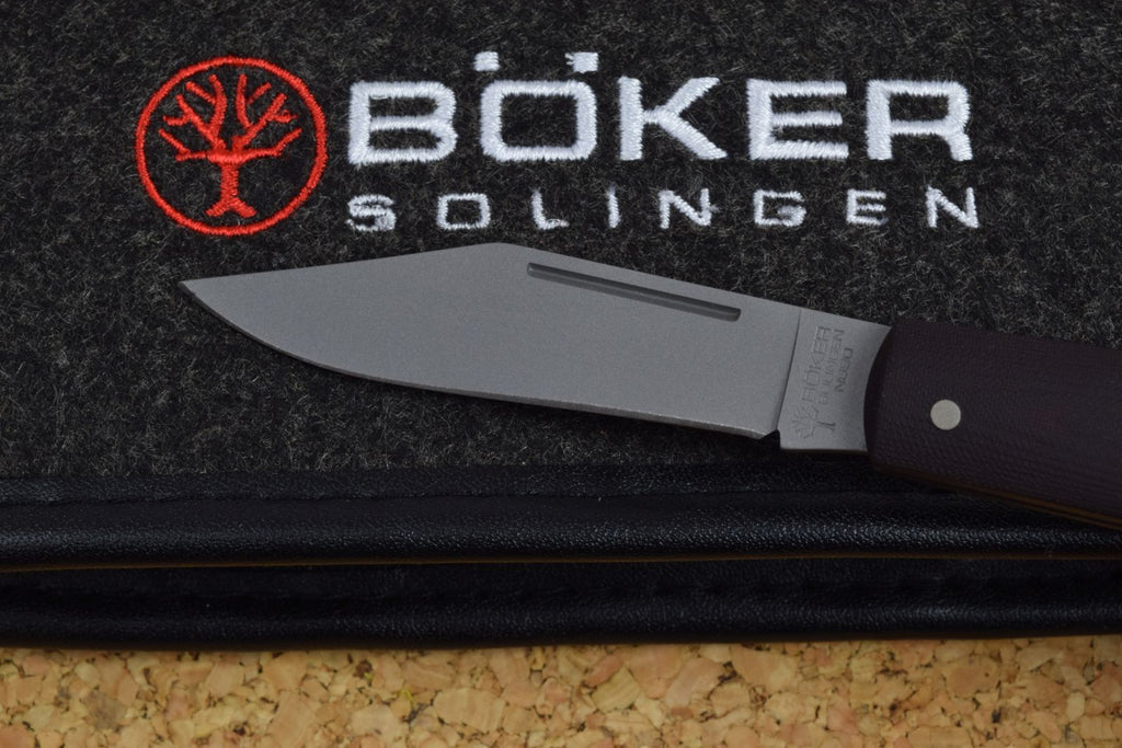 Boker Barlow Integral Canvas Micarta Black