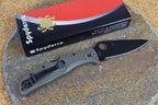 Spyderco Endela black OD green