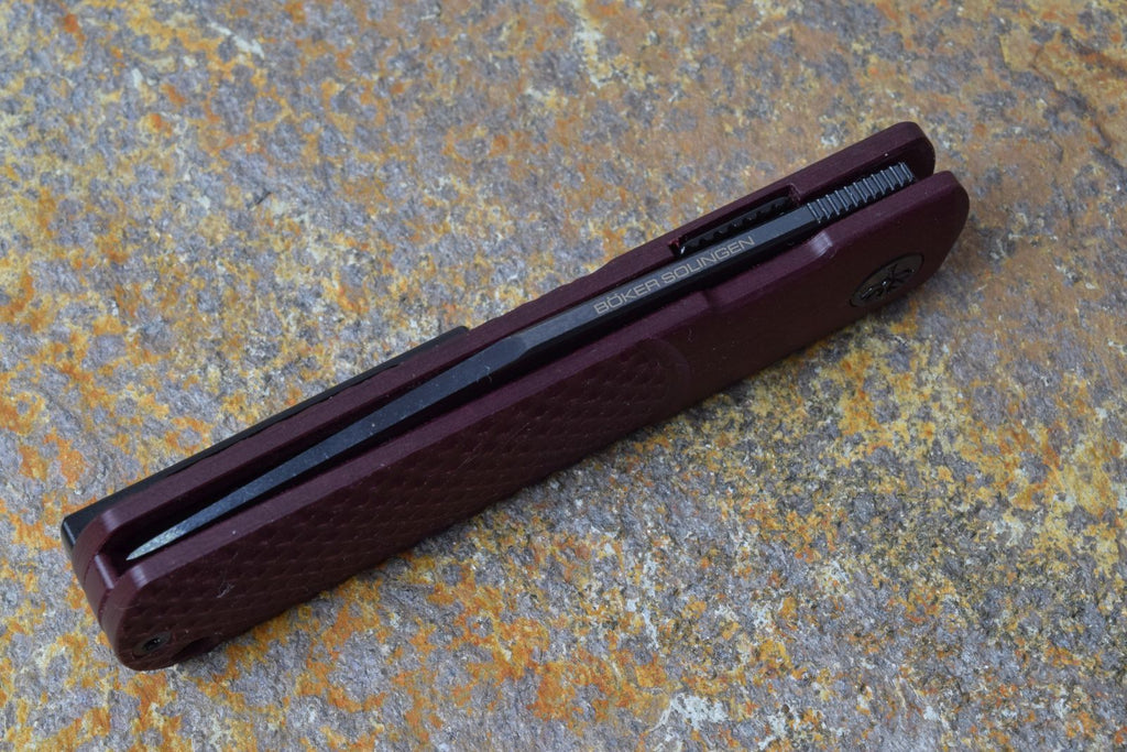 Boker BRLW Richlite red 2026, Premium Retail Knife