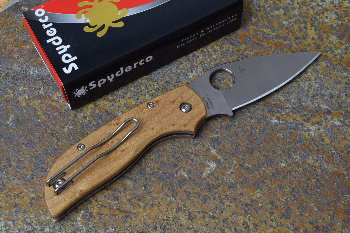 Spyderco Chaparral Birdseye Maple SLIP