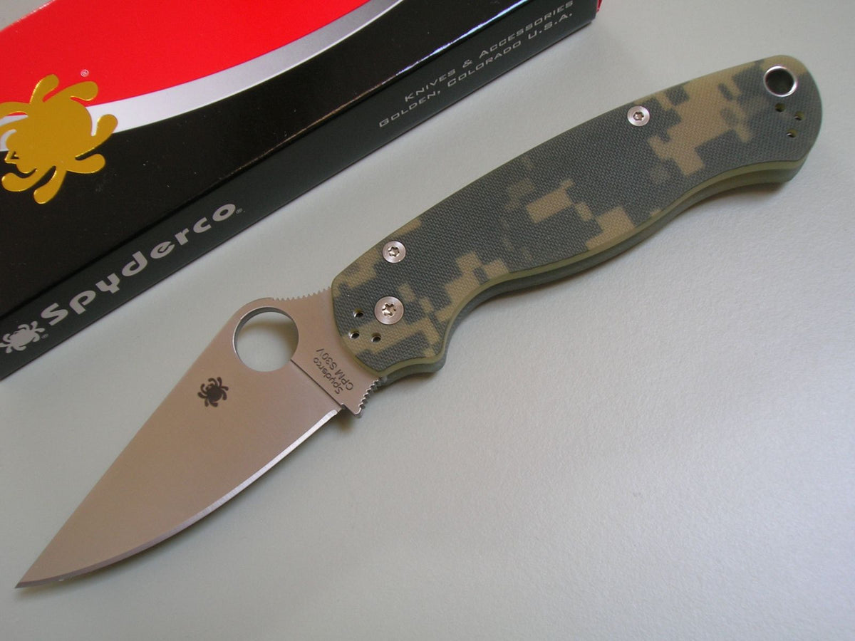 Spyderco Paramilitary 2 camo