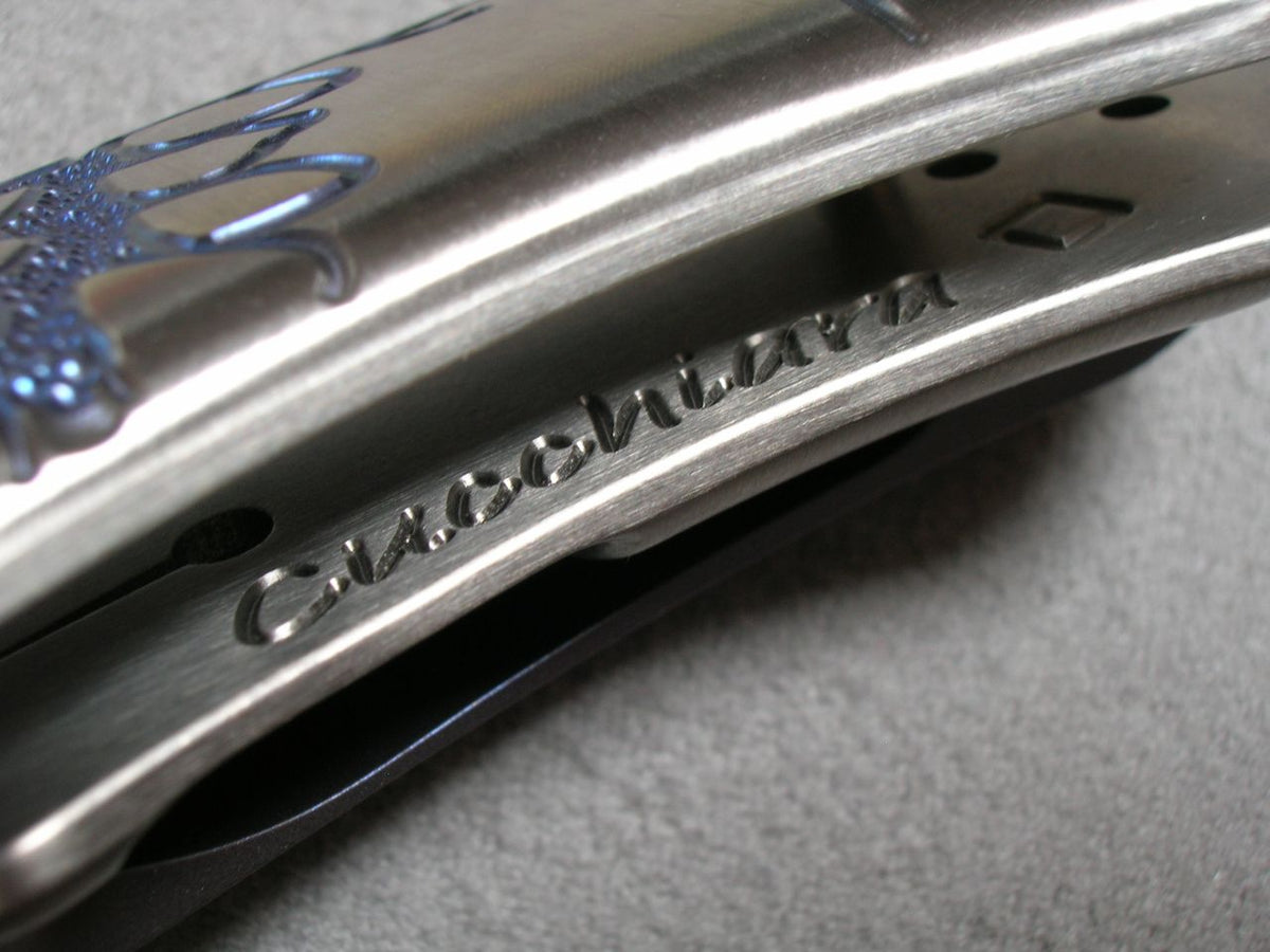 Kizer Dorado skully, Titanium Flipper