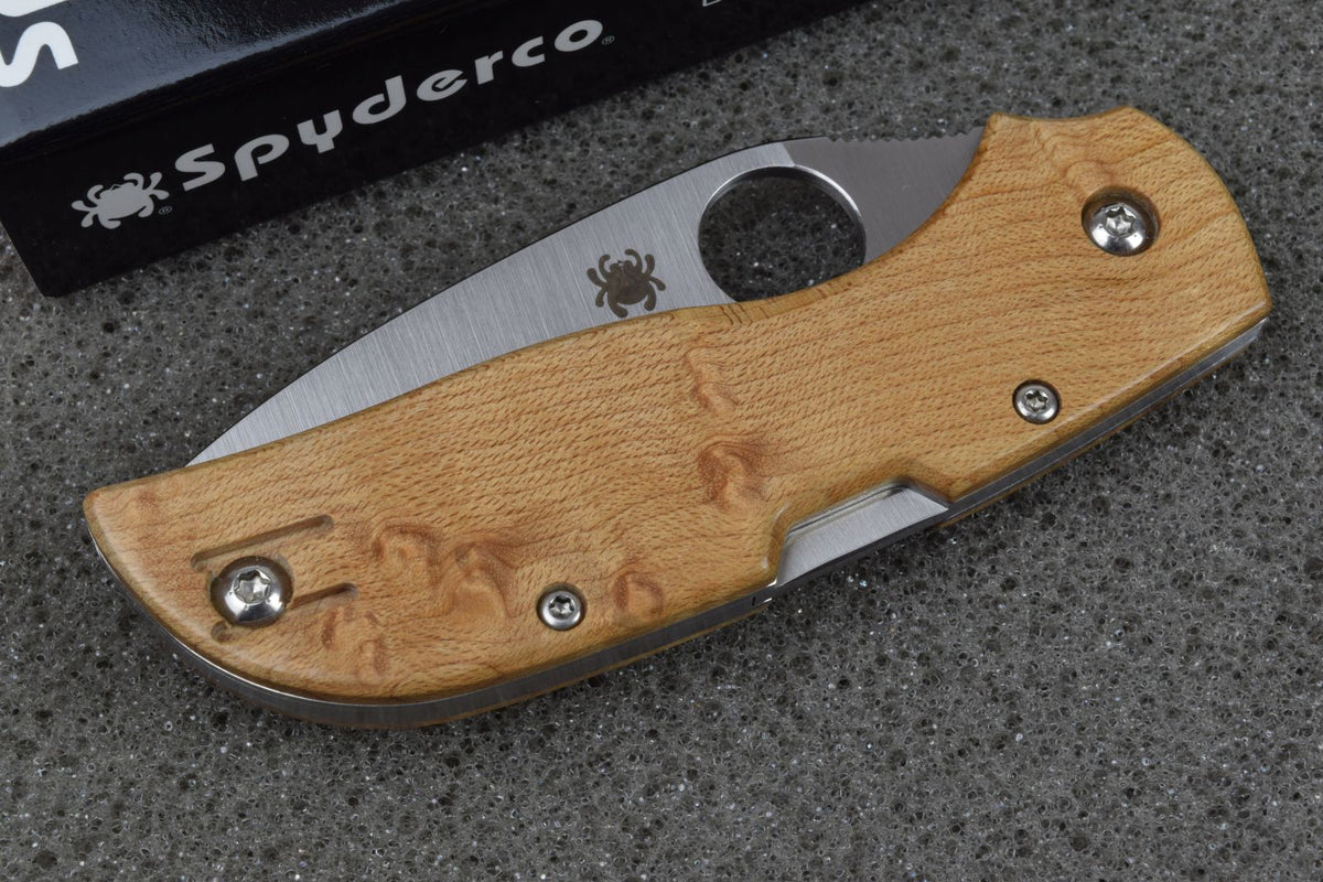 Spyderco Chaparral Birdseye Maple