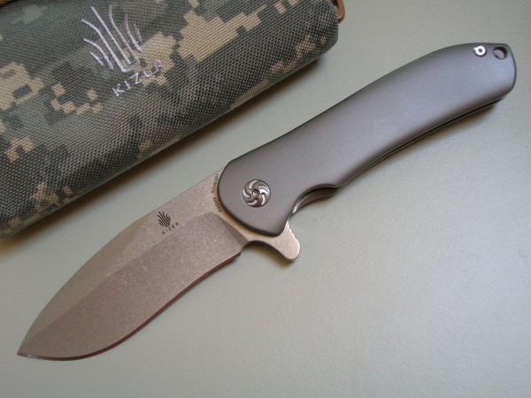 Kizer Hustler Titanium Framelock