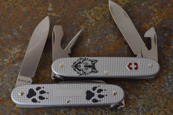 Victorinox Alox Pionier Wolf silber