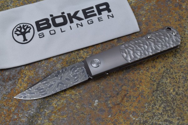 Boker BRLW Meteorite Damast